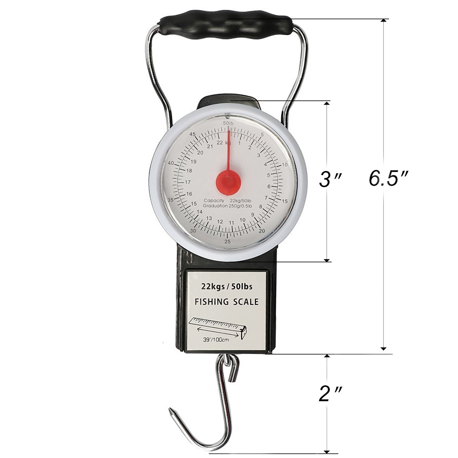 GOTURE Digital Hanging Portable Hand Held Dial Weight Fishing Scale