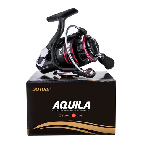 Goture Water Resistant Spinning Reel 5.2:1 9Bb+1Rb Long Casting