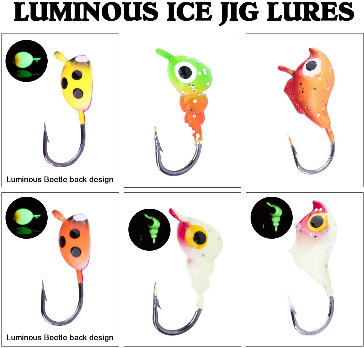 Micro Luminous Ice Fishing Jig Set - GOTURE